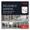 Wypall X60 Cloths, Jumbo Roll, White, 12 1/2 x 13 2/5, 1100 Towels/Roll 34955 - alternate 8